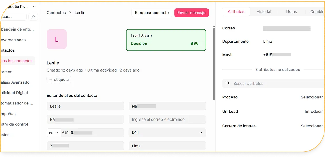 Precalificación de leads con ProspectIA